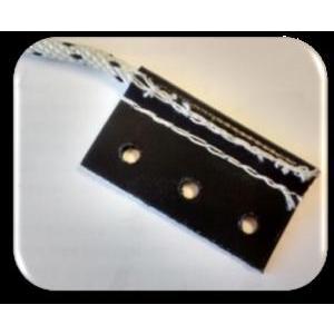 PowerFlex Detachable Rope 125' w/semi-rigid tab 518 (Silver Tracer)