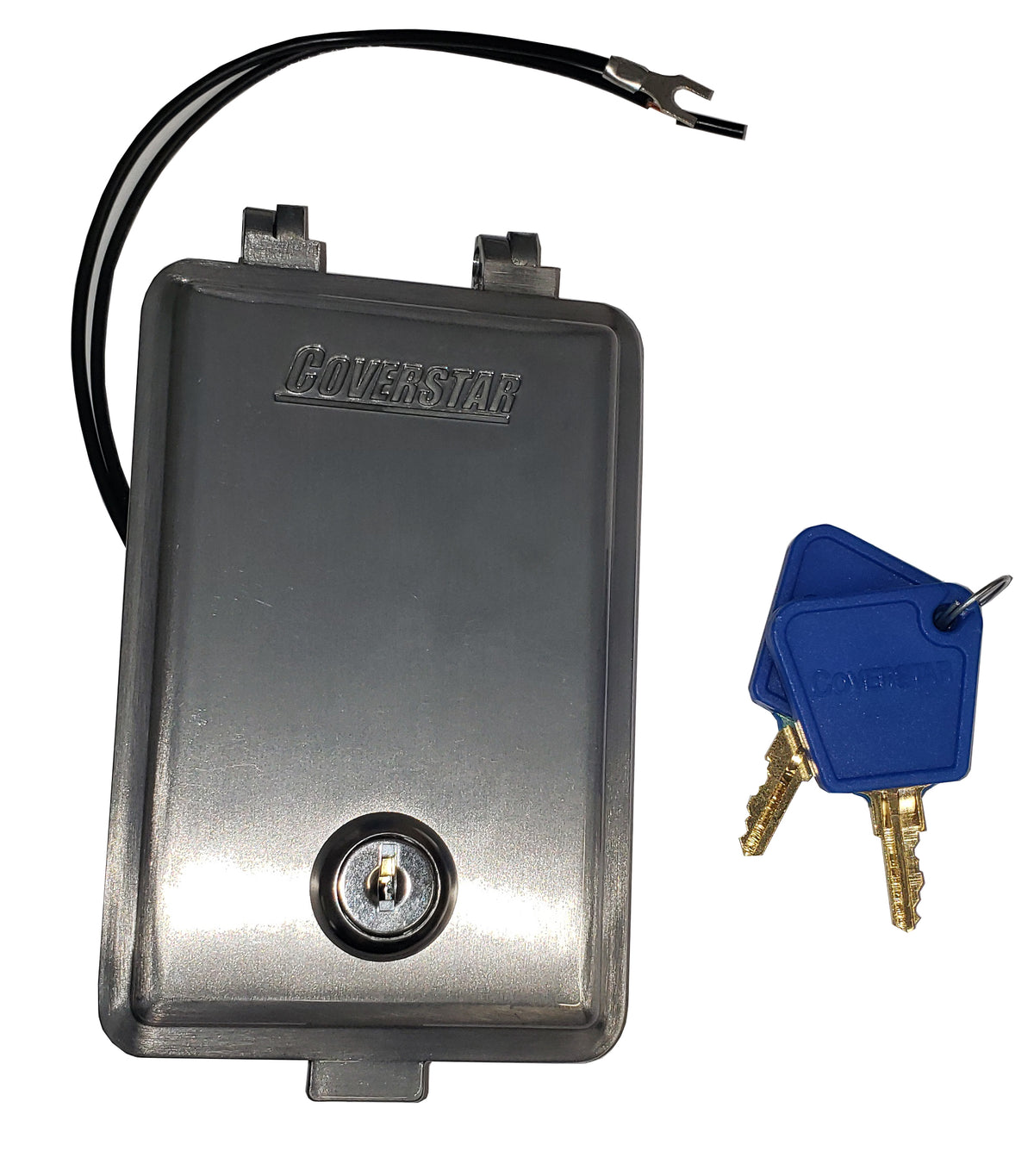 Pool Cover Key Switch Face Plate with Key Lock Cover & Light – Automatic Pool Cover Parts