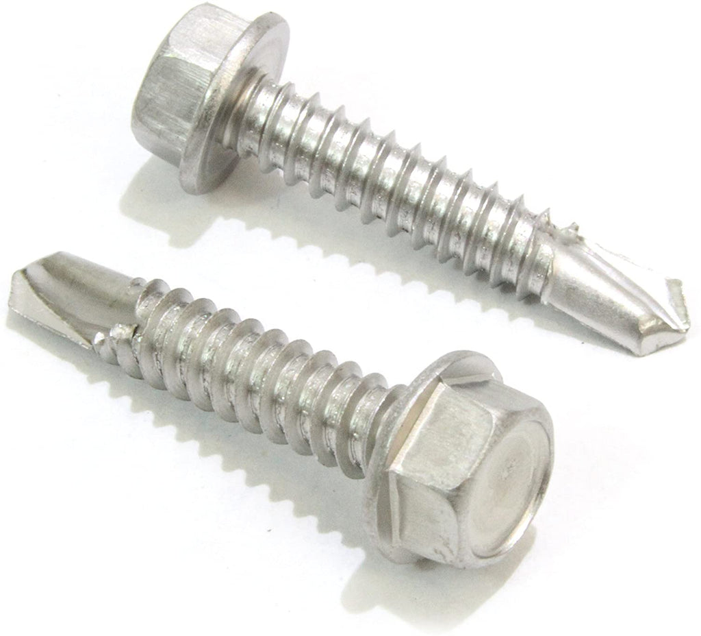 Screw - HHW Tek /Self Tapper #12 x 1" SS 