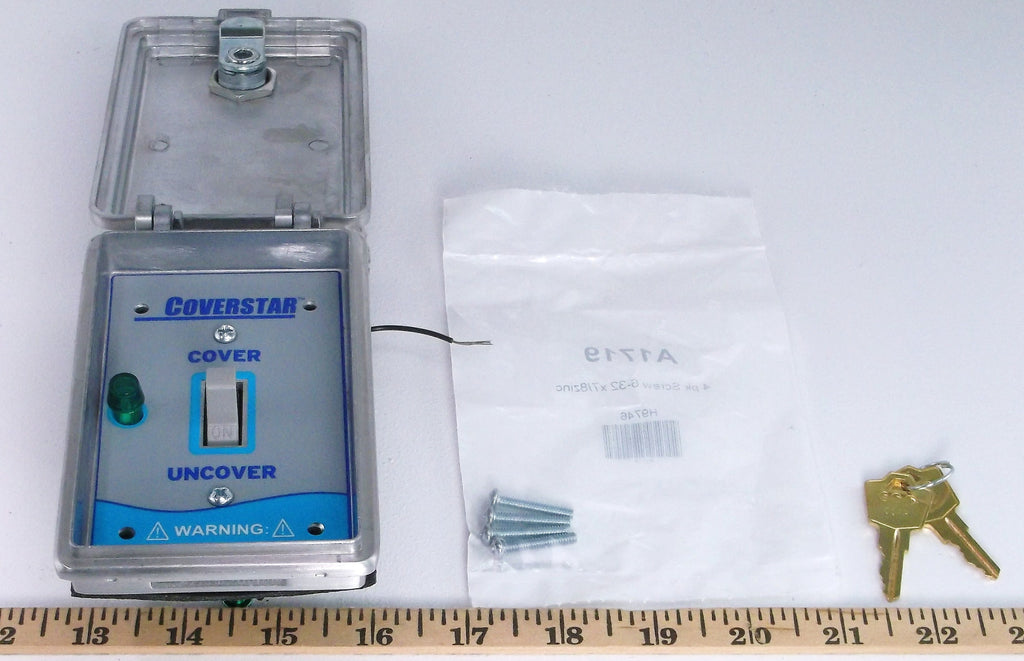 3 Wire Lever Control Switch Assembly w/Light & Locking Cover (Leviton) STD