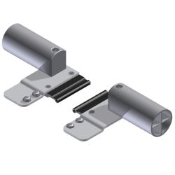 PCS Undertrack slider assembly w/slip dowel for old style 2 channel track 