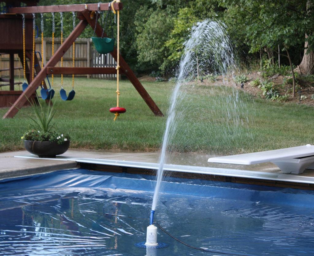 CoverBlast is an L-shaped Nozzle that Shoots Water up to 25'