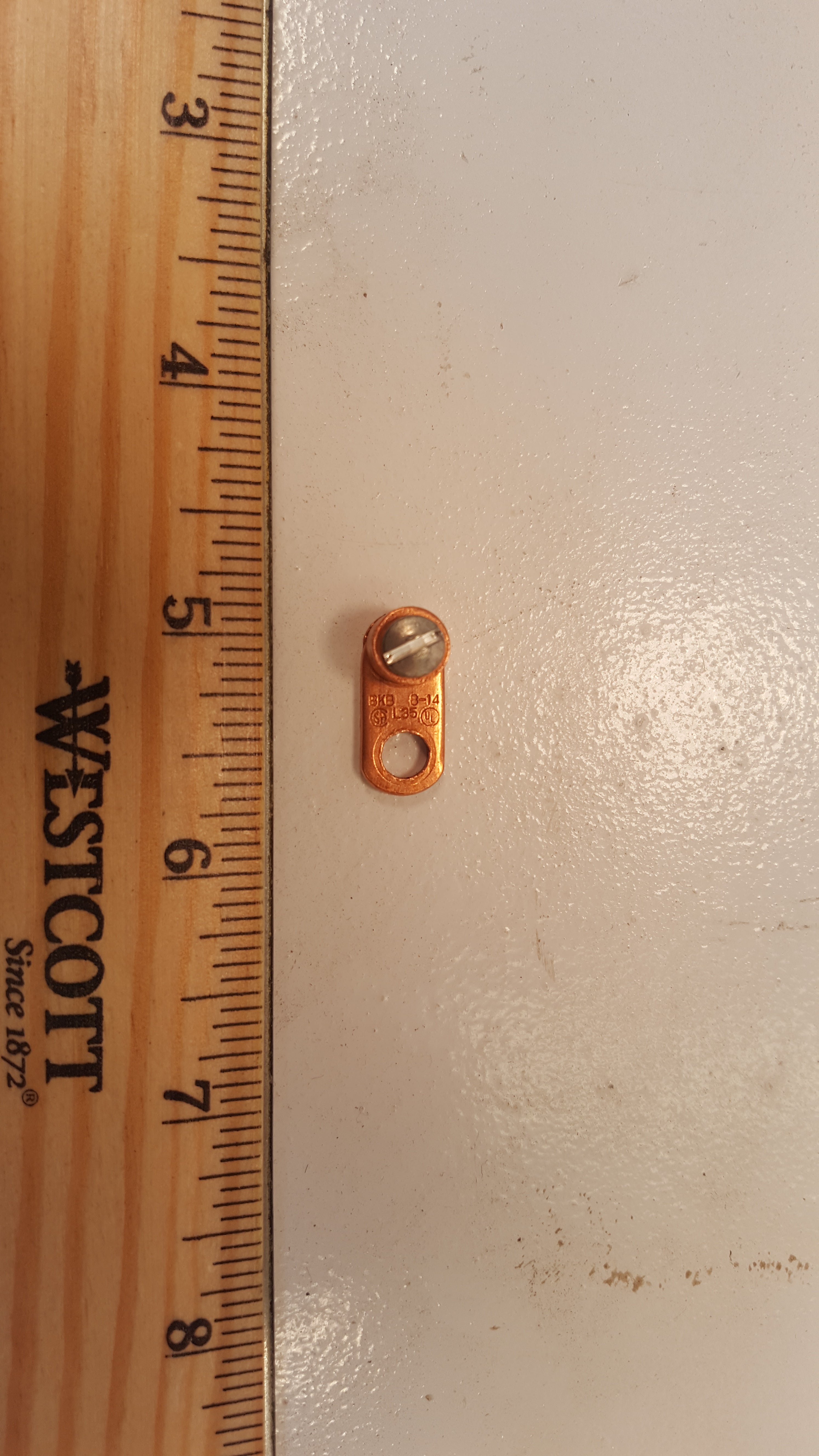 4 Pk. - Copper Bonding Lug L35 (1 Wire)