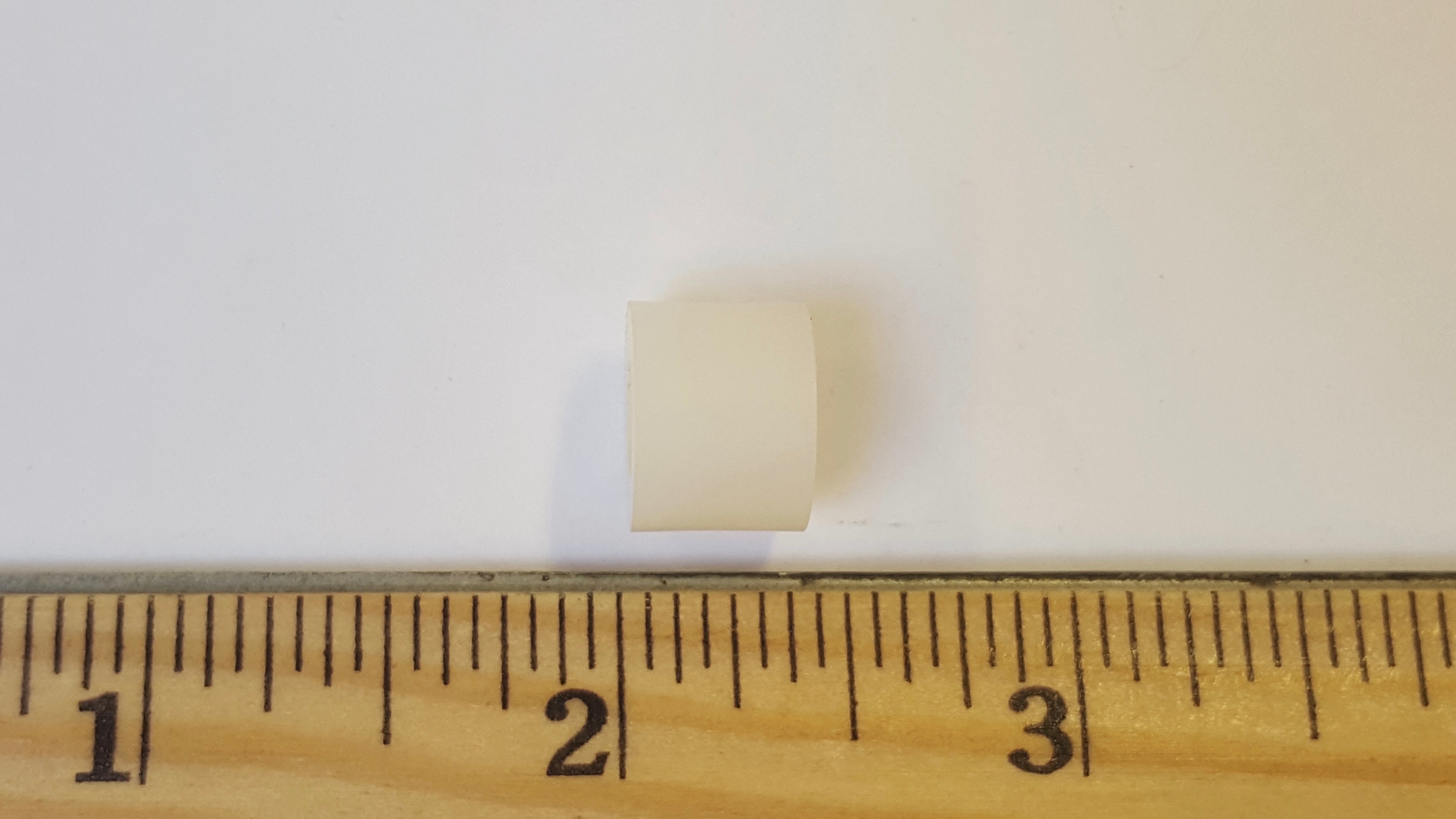 Spacer 3/8" plastic for wheel assembly 10/04