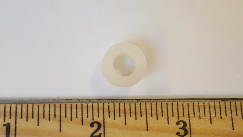 Spacer 3/8" plastic for wheel assembly 10/04