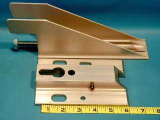 Lid Bracket Adj. 12" Arm w/7 1/2" Base Walk On (Aluminum Lid)