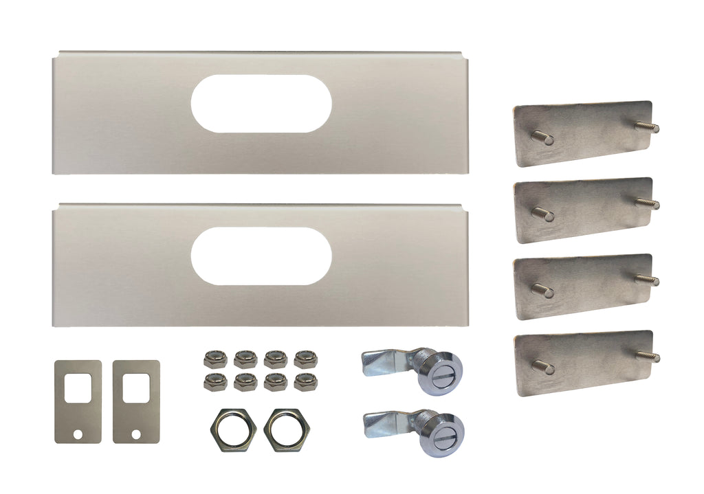 309 Flush Lid Lock Assembly Kit OLD Style (Includes 2 locks and new brackets for locks)