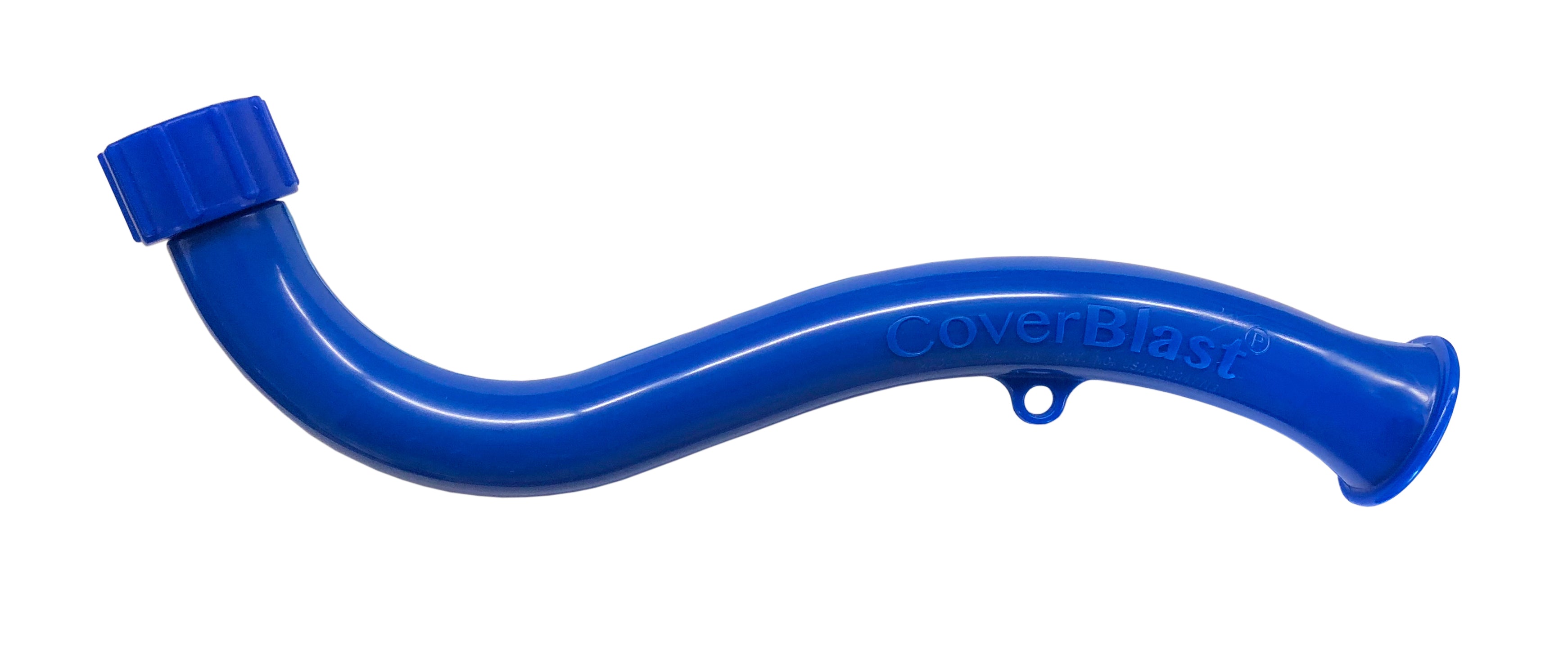 CoverBlast is an L-shaped Nozzle that Shoots Water up to 25'